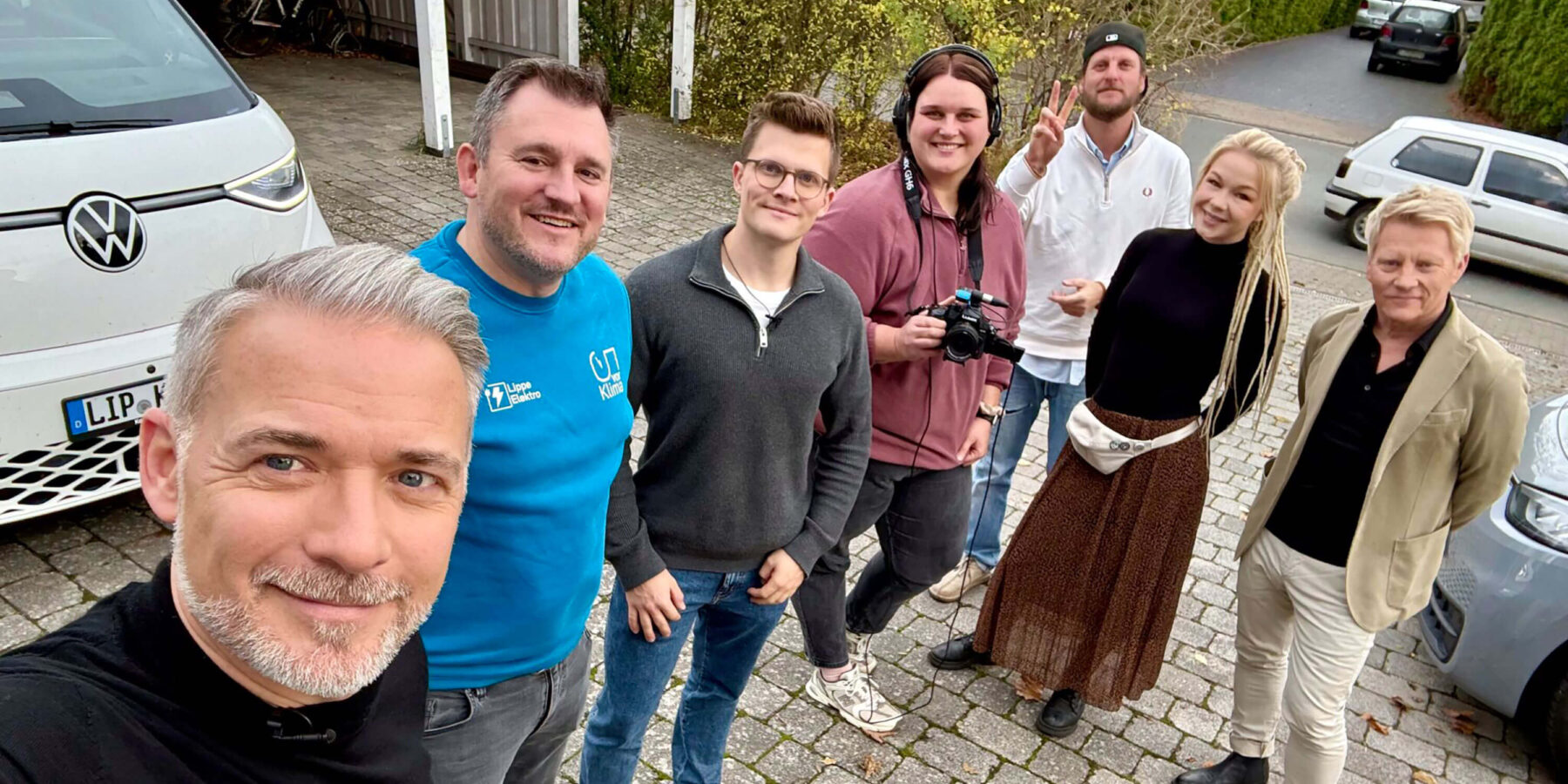 Video-Dreh mit E3/DC-CEO Andreas Piepenbrink bei unserem Kunden Tobias Heinze