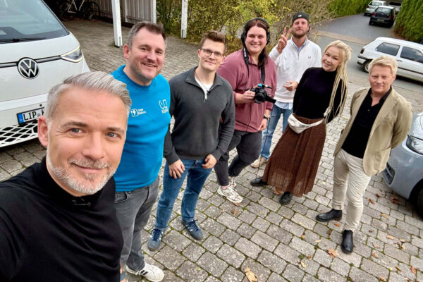 Video-Dreh mit E3/DC-CEO Andreas Piepenbrink bei unserem Kunden Tobias Heinze