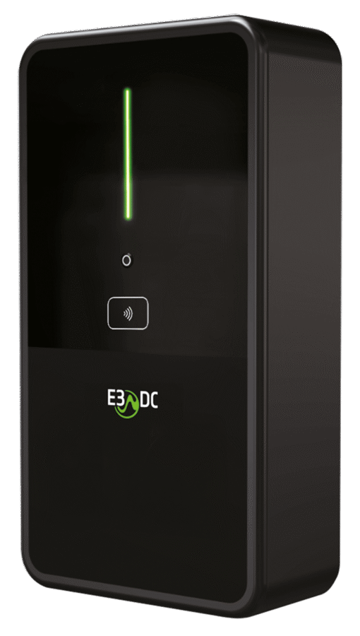 Bidirektionale Wallbox edsn von E3/DC in der Seitenansicht