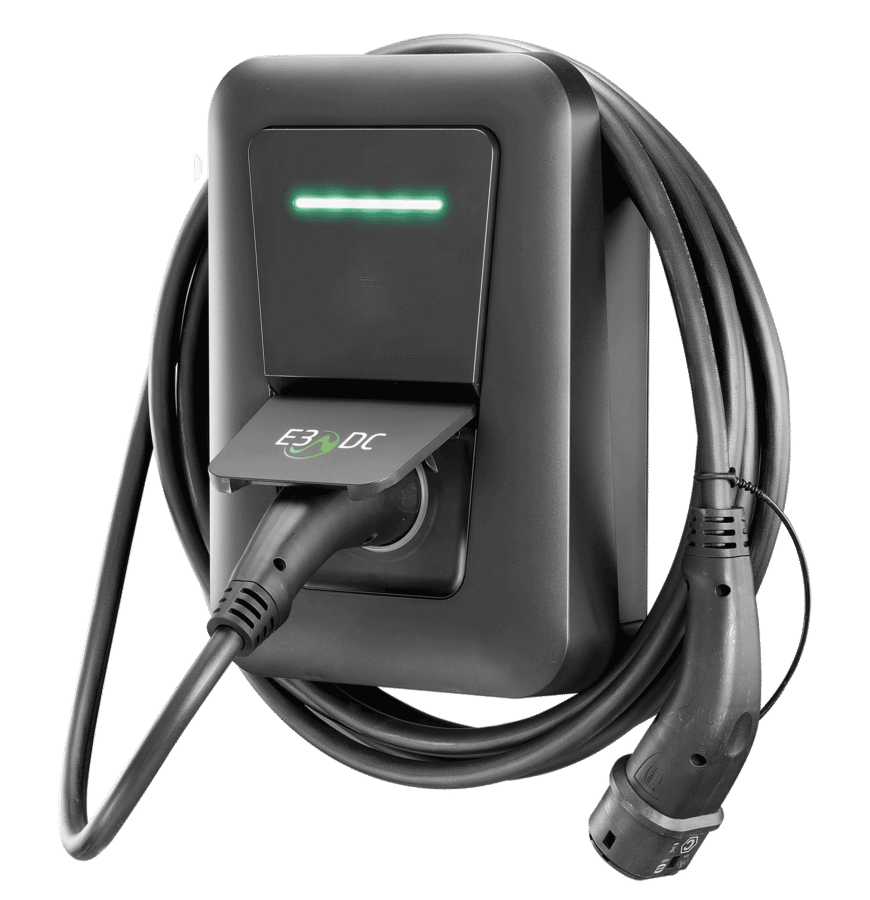 Wallbox EFY von E3/DC in der Seitenansicht